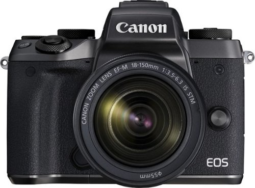  Canon - EOS M5 Mirrorless Camera with EF-M 18-150mm Telephoto Zoom Lens - Black