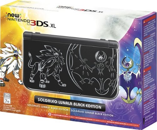  Nintendo - New 3DS XL Solgaleo Lunala - Black Edition
