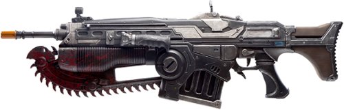  PDP - Gears of War® 4 Customized Lancer Prop Replica - Black, Gun Metal