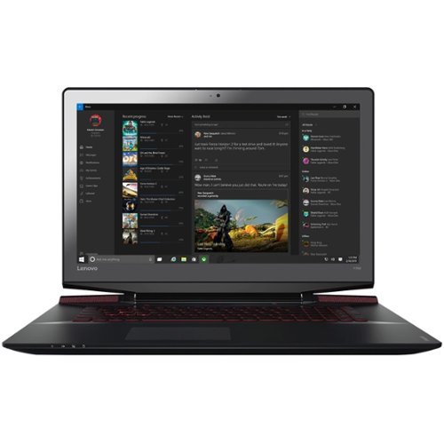  Lenovo - Y700 17.3&quot; Laptop - Intel Core i7 - 16GB Memory - NVIDIA GeForce GTX 960M - 1TB Hard Drive + 128GB Solid State Drive - Black