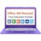 HP - Stream 14" Laptop - Intel Celeron - 4GB - 32GB eMMC Flash Memory - Office 365 Personal 1-Year Subscription Included - Purple violet, Textured linear grooves design-Front_Standard
