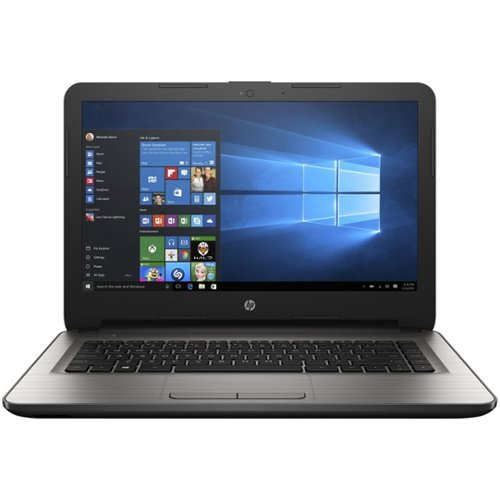  HP - 14&quot; Laptop - AMD E2-Series - 4GB Memory - 500GB Hard Drive - Textured linear grooves