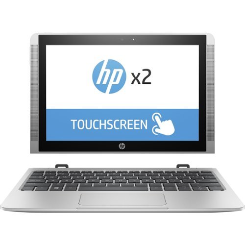  x2 2-in-1 10.1&quot; Touch-Screen Laptop - Intel Atom x5 - 2GB Memory - 32GB eMMC Flash Memory - HP finish in natural silver