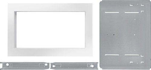 30" Trim Kit for KitchenAid KCMS2255B Microwave - White