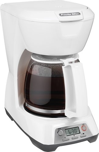  Proctor Silex - 12-Cup Coffeemaker - White