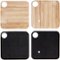 Insignia™ - Skins for Tile Mate (4-Pack) - Black and Brown-Angle_Standard