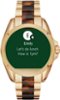 Michael Kors - Access Bradshaw Smartwatch 44.5mm Stainless Steel - Gold-Front_Standard
