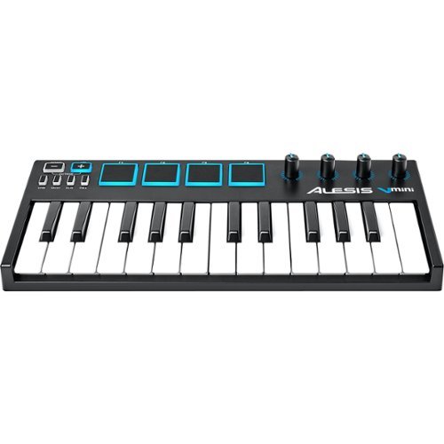  Alesis - 25-Key USB MIDI Controller - Black
