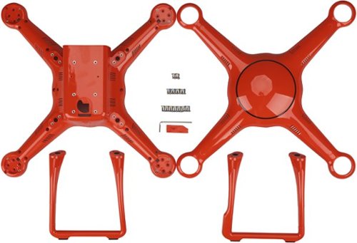 Autel Robotics - Drone Shells and Landing Gear for X-Star Series - Orange-Front_Standard 