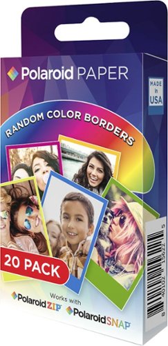 Polaroid - Premium ZINK Self-Adhesive Photo 2.00" x 2.99" 20-Count Paper - Rainbow-Front_Standard