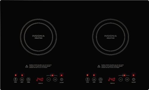 Insignia™ - 24" Electric Induction Cooktop - Black