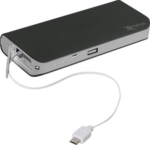  ReTrak - Premier 10,000 mAh Portable Charger for Most Micro USB Devices - Black
