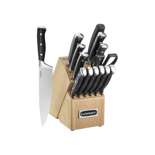  Cuisinart - Classic 15-Piece Knife Set - Black/Stainless