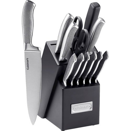 Cuisinart - Graphix Collection 13-Piece Knife Set - Silver/Black