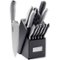 Cuisinart - Graphix Collection 13-Piece Knife Set - Silver/Black-Angle_Standard