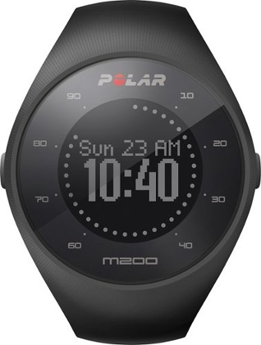 Polar - M200 GPS Heart Rate Monitor Running Watch - Black