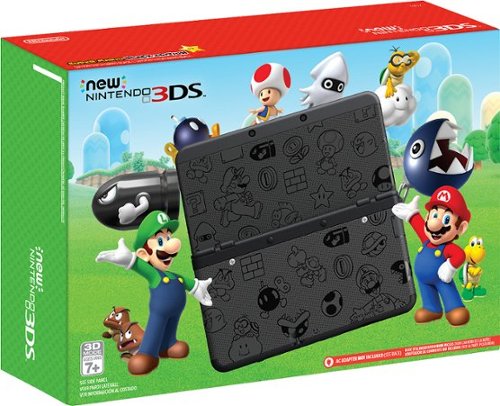  Nintendo - New 3DS™ Super Mario™ Black Edition - Black
