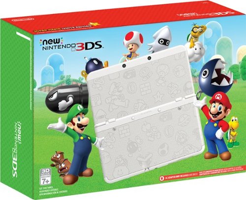  Nintendo - New 3DS™ Super Mario™ White Edition - White