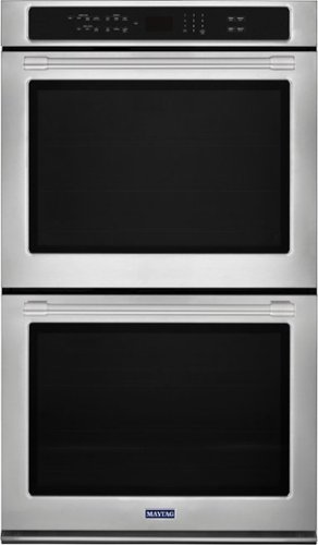 Maytag - 30" Built-In Double Electric Convection Wall Oven - Stainless steel