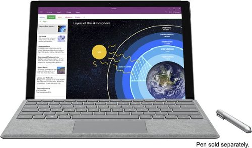  Microsoft - Surface Pro 4 - 12.3&quot; - 128GB - Intel Core m3 - Bundle with Keyboard