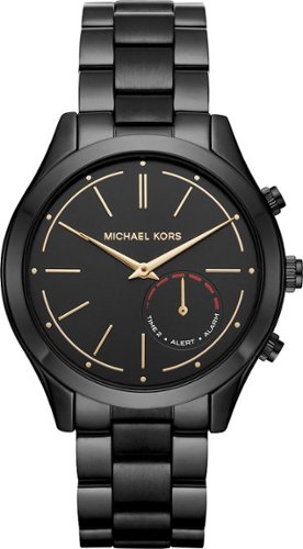 Michael Kors - Access Slim Runway Hybrid Smartwatch 42mm Stainless Steel - Black