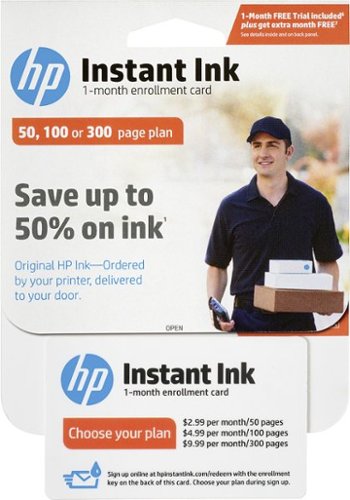  HP - Instant Ink Any Page Monthly Plan