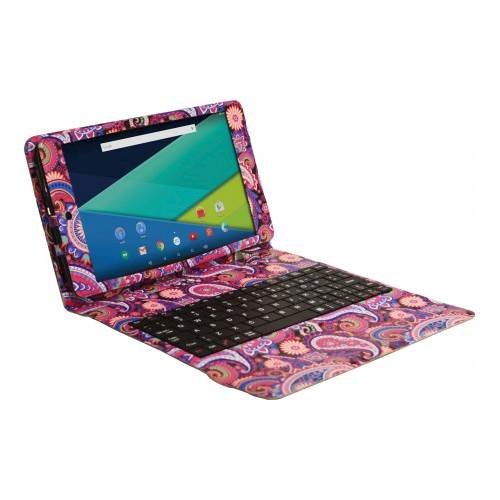 Visual Land - Prestige Elite 8QI - 8" - Tablet - 16GB - With Keyboard - Paisley-Angle_Standard 