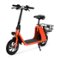 Windhorse - Urban Cruiser Foldable Electric Scooter with Seat, 450W Brushless Motor, 20 Miles Max Range, 20 MPH Max Speed - Red-Front_Standard