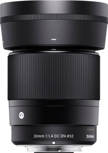 Sigma 30mm 1.4 DC DN Contemporary Lens for select mirrorles cameras with Micro Four Thirds mount - Black GLOBAL SHIPPING