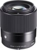 Sigma - 30mm 1.4 DC DN Contemporary Lens for select Sony APS-C E-mount cameras - Black-Angle_Standard