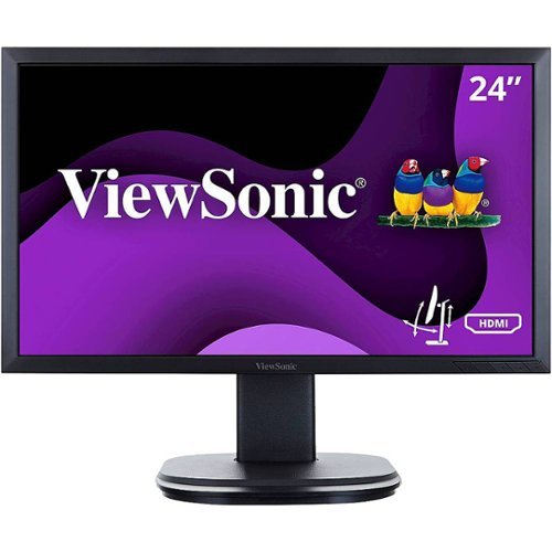 ViewSonic - VG2449 24" LED HD Monitor (DVI, DisplayPort, HDMI, VGA) - Black