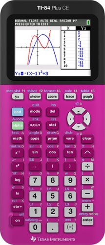 Texas Instruments - TI-84+CE Graphing Calculator - Pink
