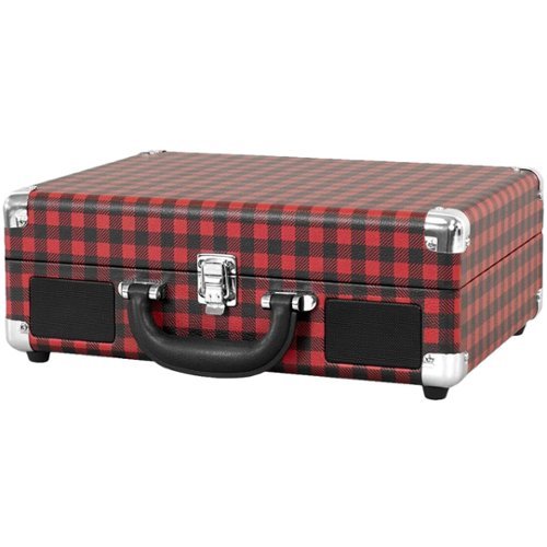 Victrola - Bluetooth Stereo Turntable - Black/Red-Angle_Standard 