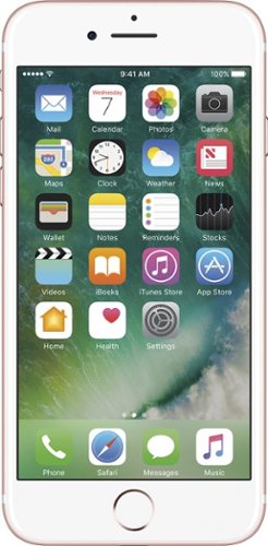 Apple - Geek Squad Refurbished iPhone 7 32GB - Rose Gold-Front_Standard 
