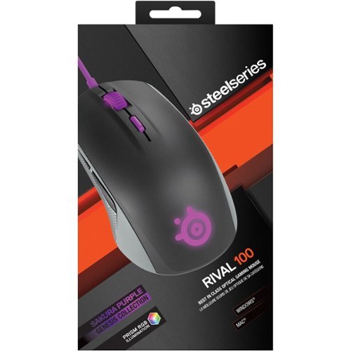 SteelSeries - USB Optical Mouse - Sakura purple-Front_Standard 