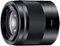 Sony - 50mm f/1.8 Optical Lens for Select E-Mount Cameras - Black-Front_Standard 