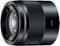 Sony - 50mm f/1.8 Optical Lens for Select E-Mount Cameras - Black-Front_Standard
