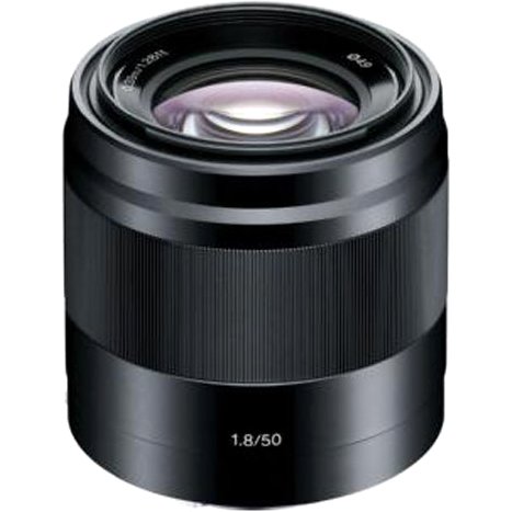 Sony 50mm f/1.8 Optical Lens for Select E-Mount Cameras - Black GLOBAL SHIPPING