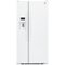 GE - 23.2 Cu. Ft. Side-by-Side Refrigerator - White-Front_Standard 