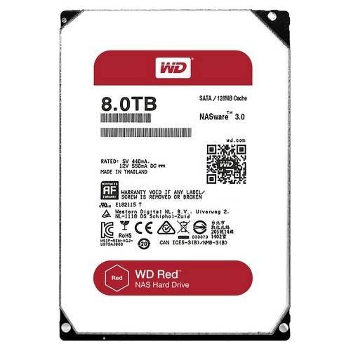  WD - Red 8TB Internal SATA NAS Hard Drive for Desktops