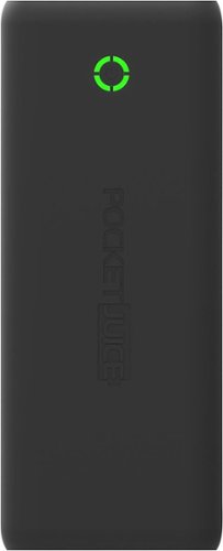  Tzumi - PocketJuice 20,000 mAh Portable Charger for Most USB-Enabled Devices - Black