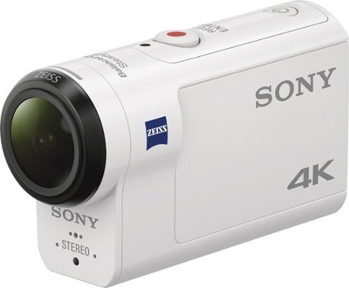  Sony - 4K Waterproof Action Camera - White
