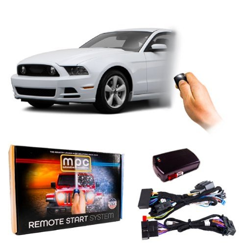 MPC - OEM Remote Activated Remote Start Kit For 2010-2014 Ford Mustang - Key-to-Start - Black-Front_Standard 