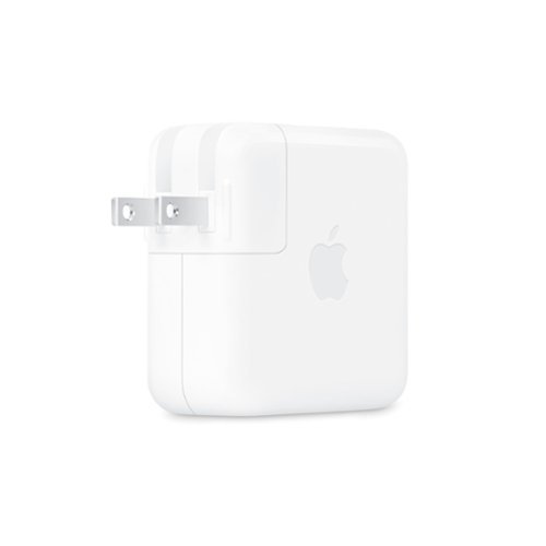 Apple - 67W USB-C Power Adapter for 13-inch MacBook Pro (2016 and later) or 14-inch MacBook Pro - White-Front_Standard 
