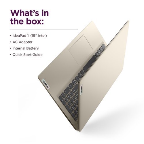 Lenovo Ideapad 1 15.6 HD Laptop - Intel Celeron N4500 - 4GB Memory - 128GB eMMC - Sand BUY ONLINE