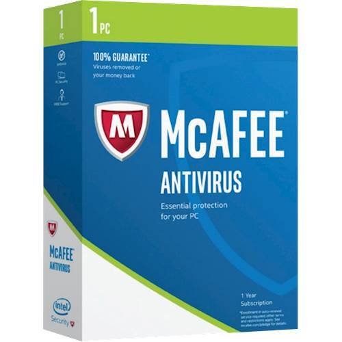 McAfee AntiVirus 2017 (1 Device) (1-Year Subscription)