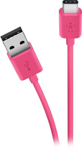  Belkin - MIXIT 6' USB Type A-to-USB Type C Device Cable - Pink