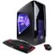 CyberPowerPC - Gamer Xtreme Desktop - Intel Core i5 - 8GB Memory - NVIDIA GeForce GTX 1050 Ti - 120GB Solid State Drive + 1TB Hard Drive - Black/Blue-Front_Standard