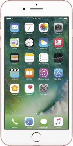  Apple - Geek Squad Certified Refurbished iPhone 7 Plus 32GB - Rose Gold (Verizon)