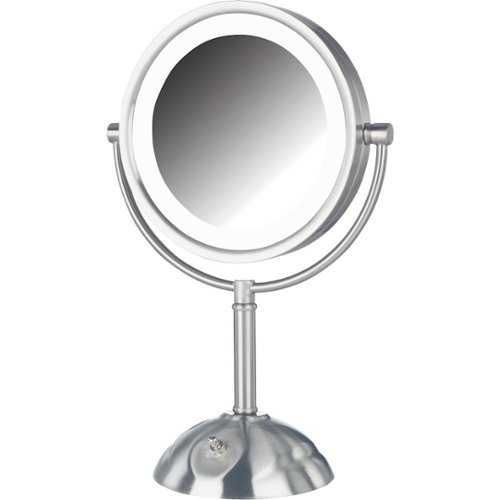  Jerdon - 8X LED-Lighted Vanity Mirror - Nickel